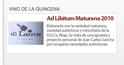 Vino de la quincena